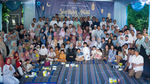 Semarak... ! Halal bi Halal RW14 Unik dan Meriah