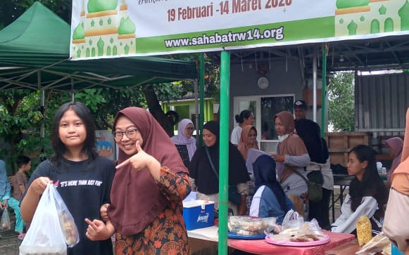 PKK RW 14 gagas Bazar UMKM Ramadhan 1447 H